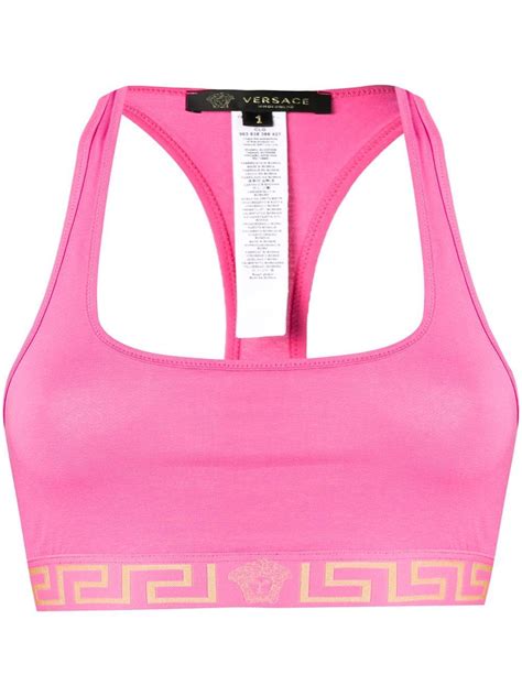 pink versace bra|versace sports bra.